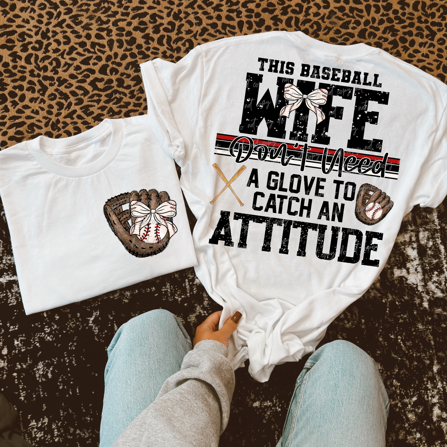 Softball/Baseball Mama + More Don't Need A Glove to Catch Attitude (Choose Yours) 07862