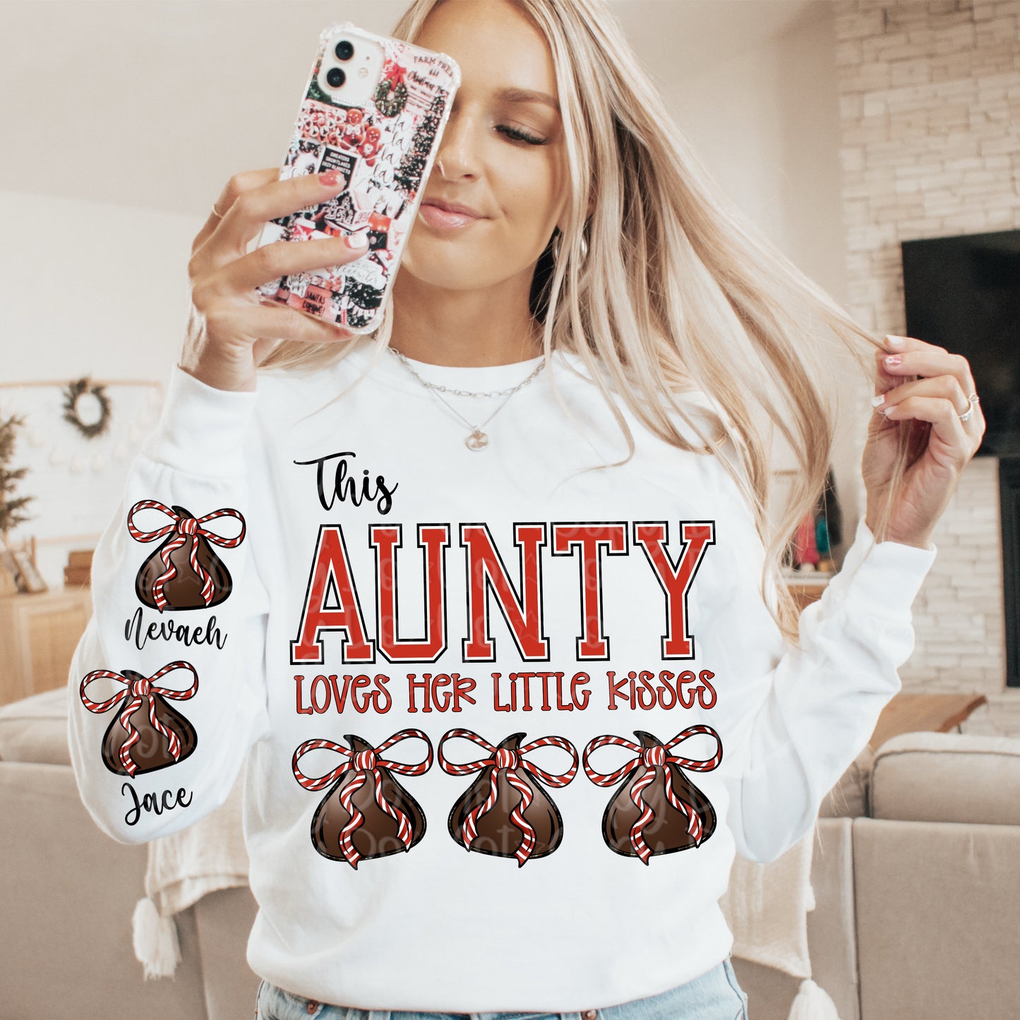 CUSTOM This Title (Mama and more) Loves Her Little Kisses (Choose Yours) 00123