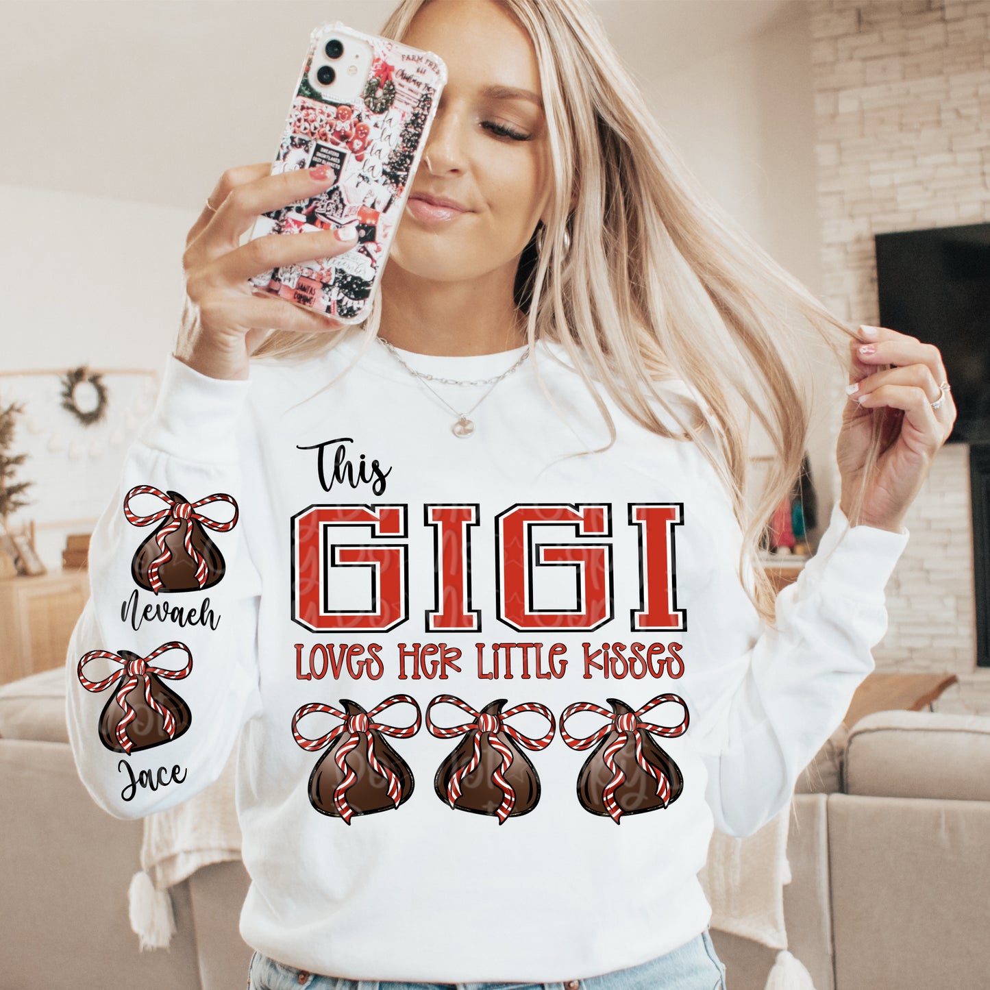CUSTOM This Title (Mama and more) Loves Her Little Kisses (Choose Yours) 00123