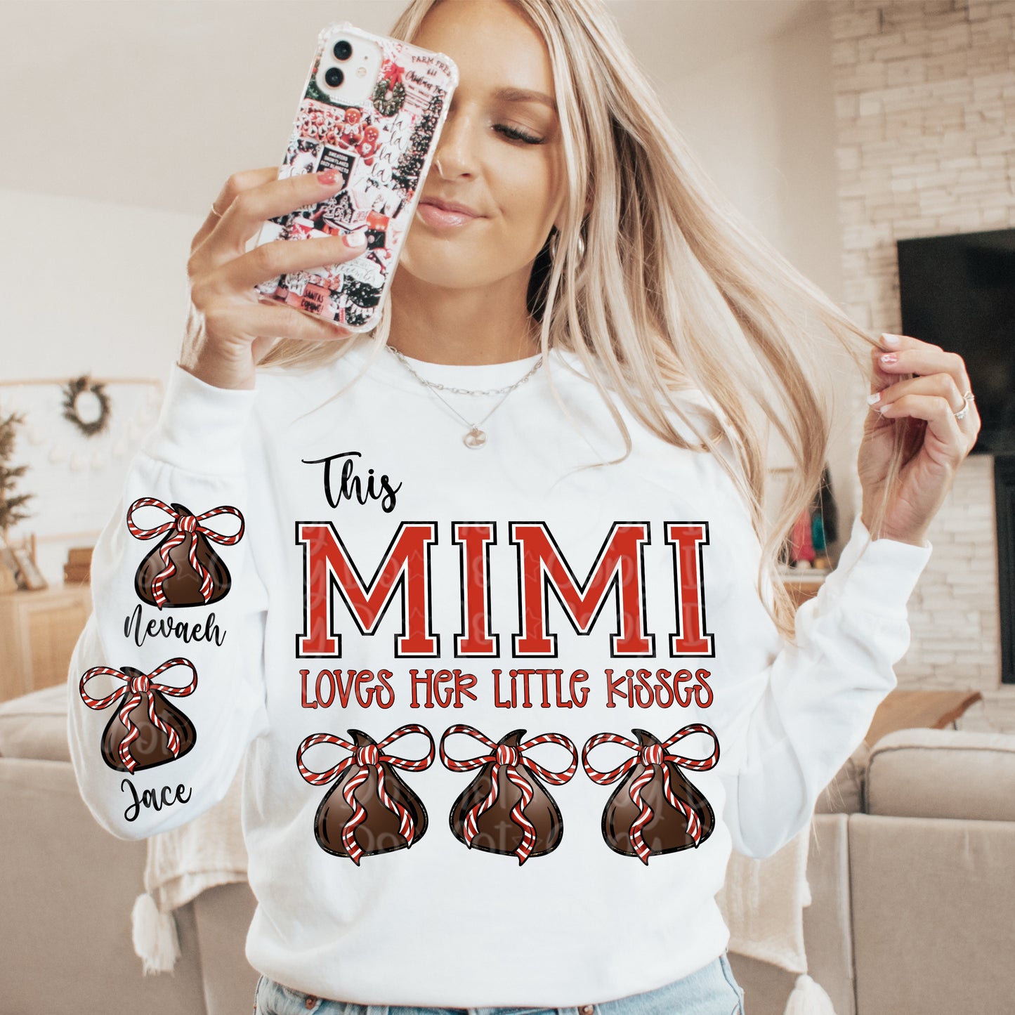 CUSTOM This Title (Mama and more) Loves Her Little Kisses (Choose Yours) 00123