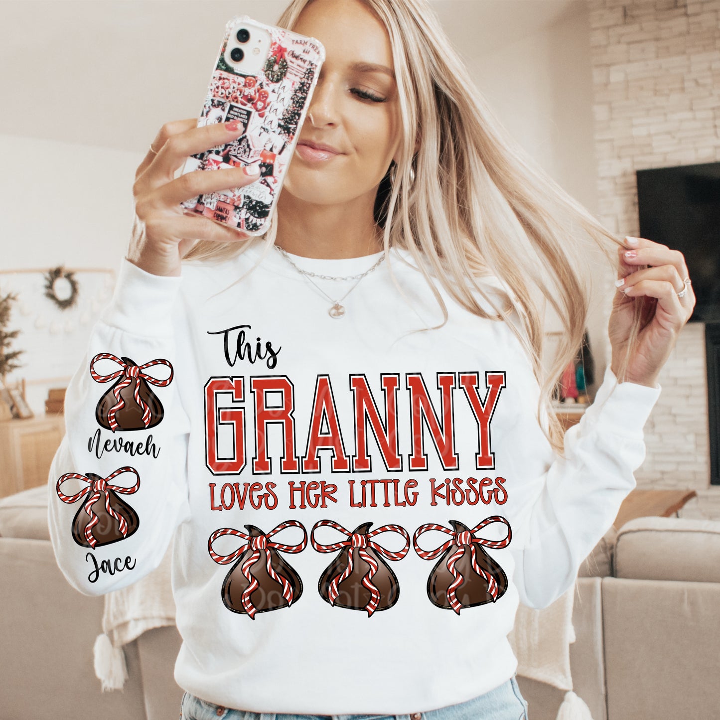 CUSTOM This Title (Mama and more) Loves Her Little Kisses (Choose Yours) 00123