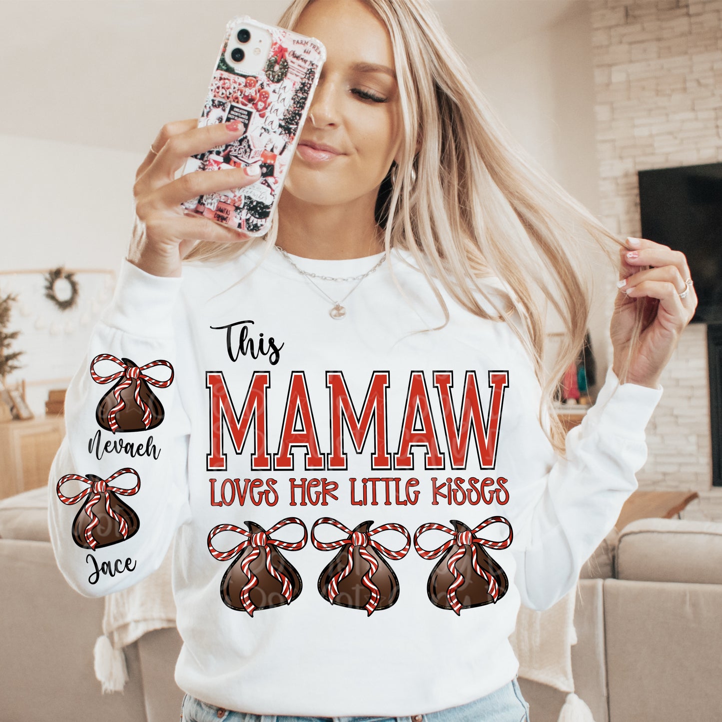 CUSTOM This Title (Mama and more) Loves Her Little Kisses (Choose Yours) 00123