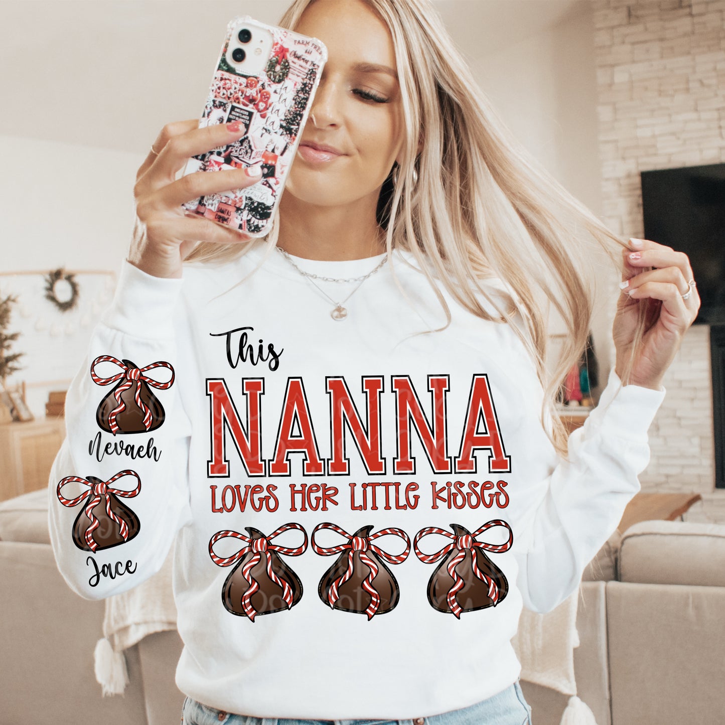 CUSTOM This Title (Mama and more) Loves Her Little Kisses (Choose Yours) 00123