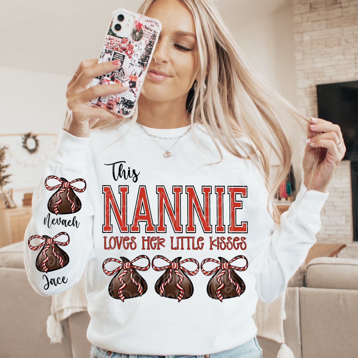 CUSTOM This Title (Mama and more) Loves Her Little Kisses (Choose Yours) 00123