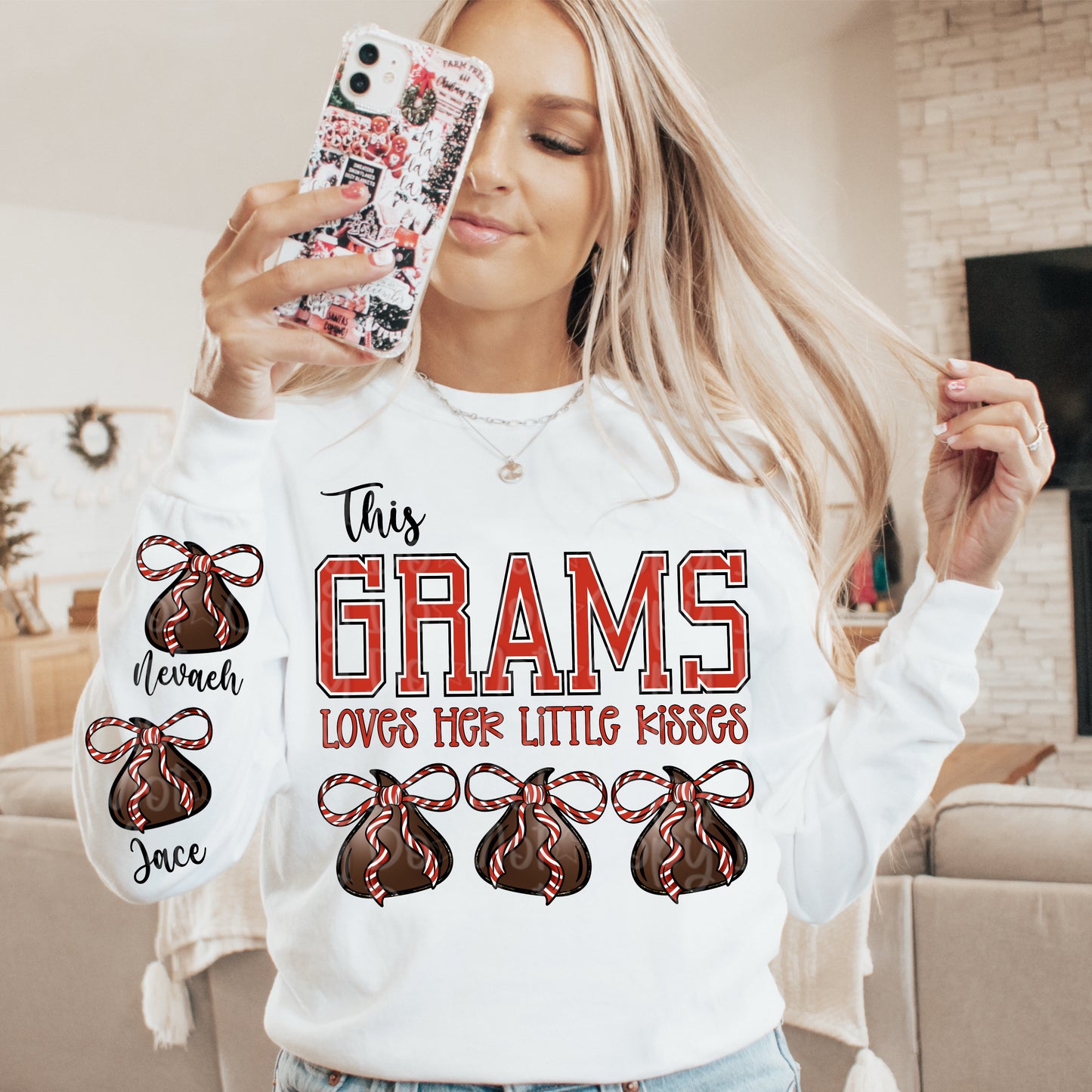 CUSTOM This Title (Mama and more) Loves Her Little Kisses (Choose Yours) 00123