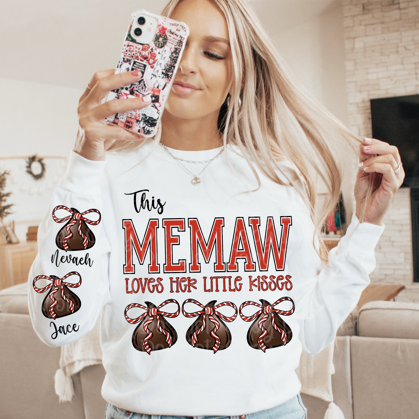 CUSTOM This Title (Mama and more) Loves Her Little Kisses (Choose Yours) 00123
