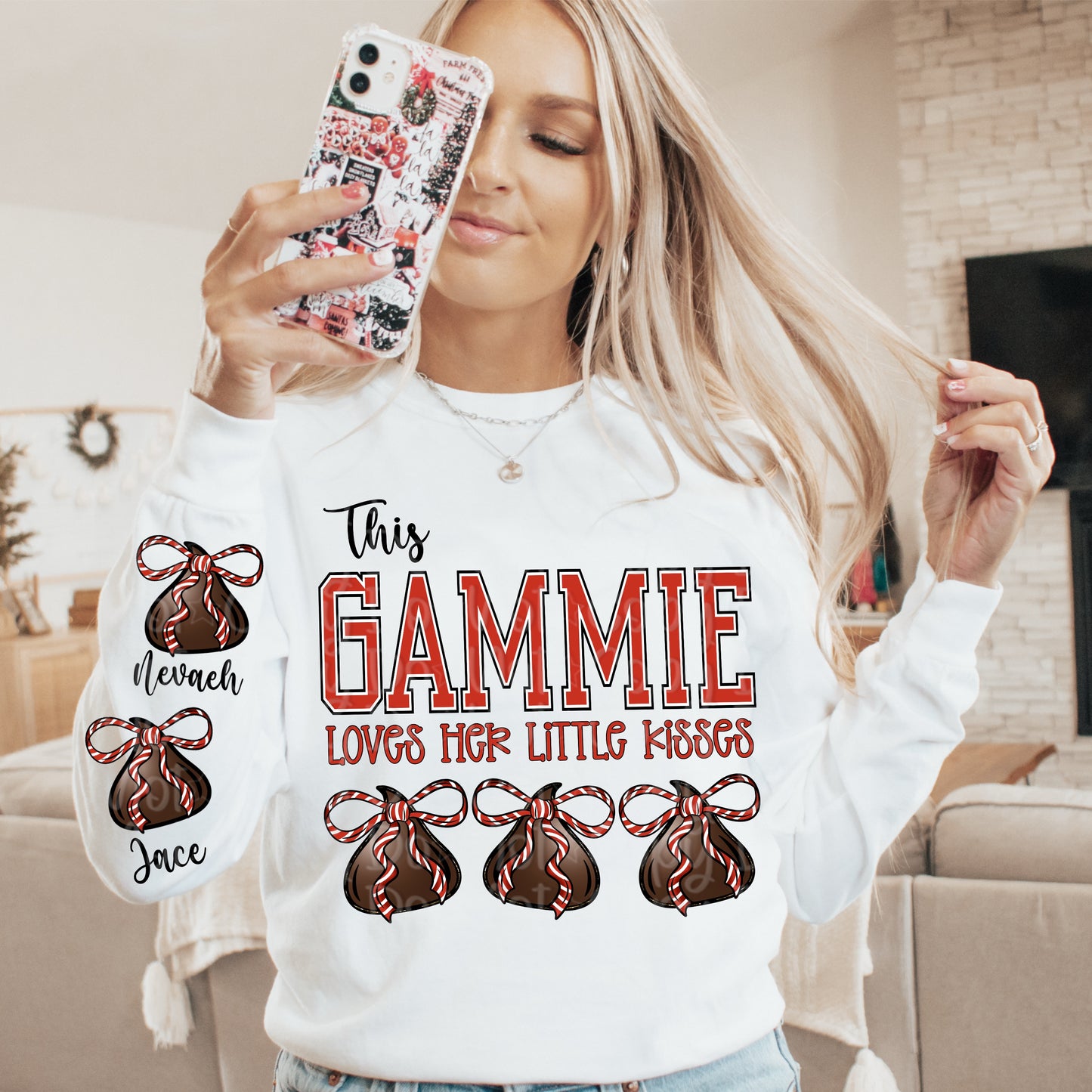 CUSTOM This Title (Mama and more) Loves Her Little Kisses (Choose Yours) 00123