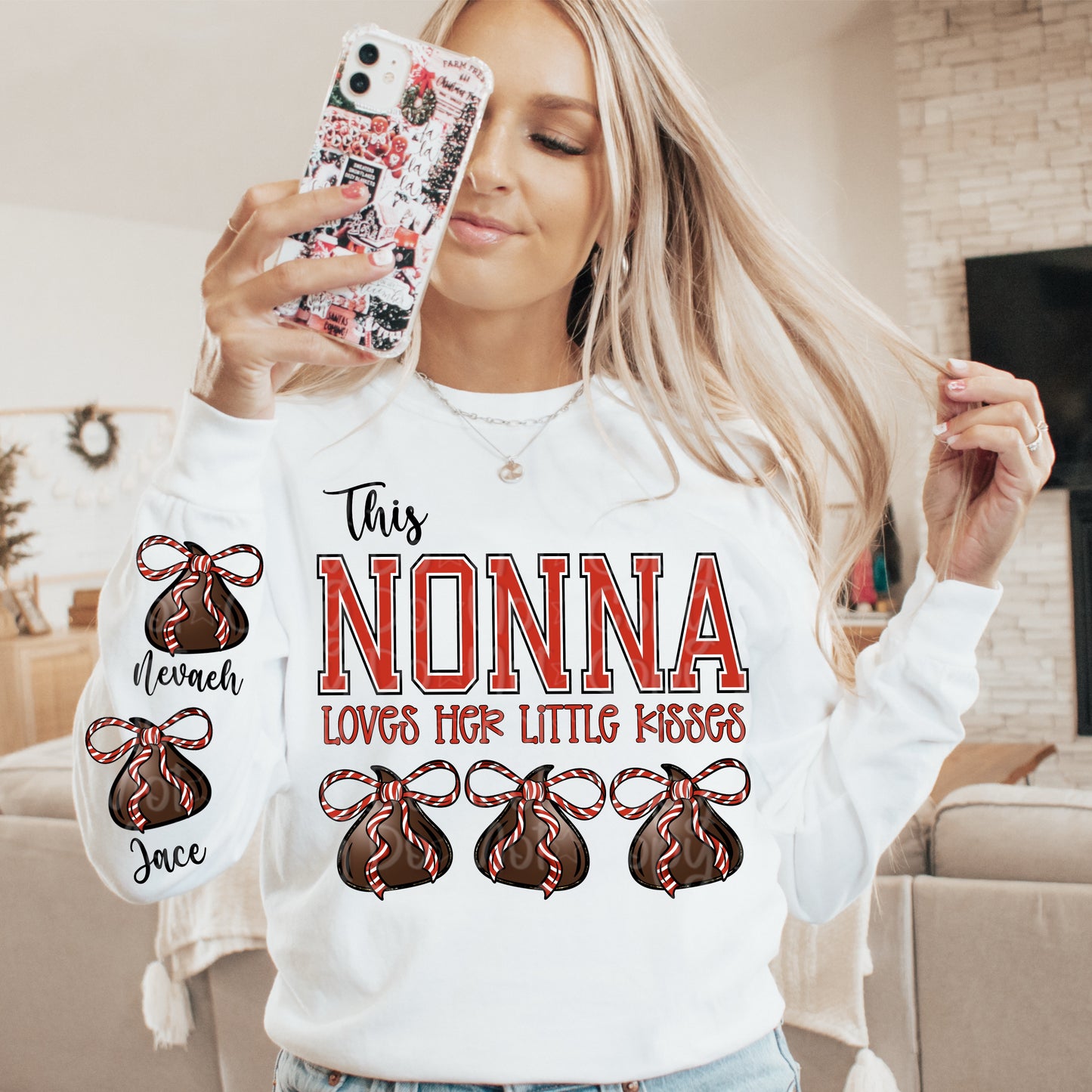 CUSTOM This Title (Mama and more) Loves Her Little Kisses (Choose Yours) 00123