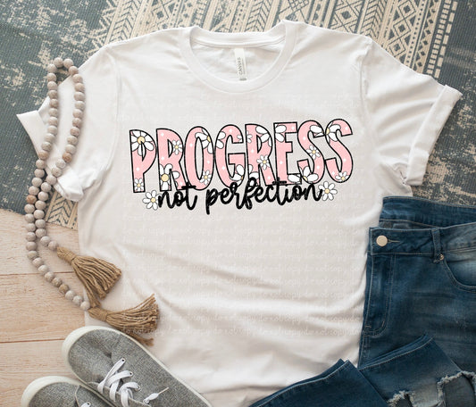 Progress Not Perfection DTF Transfer 05288