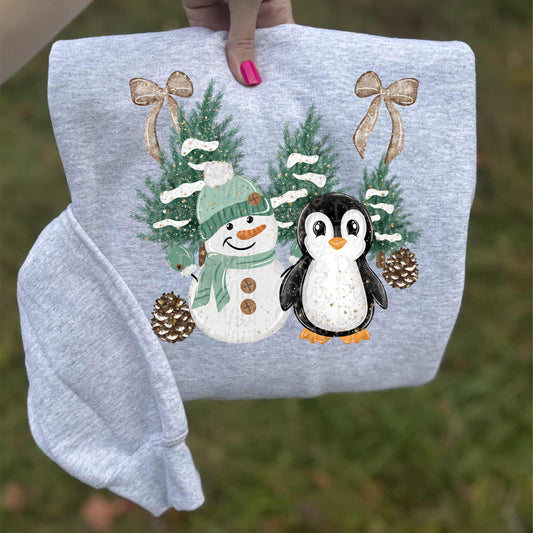 Snowman and Penguin 06683