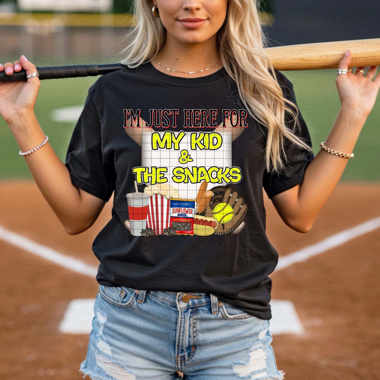 I'm Just Here for My Kid and the Snacks Softball 07741