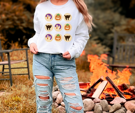 Sugar Cookie Halloween Collage DTF Transfer 06092