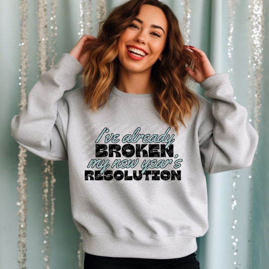 Broken New Years Resolution 04224