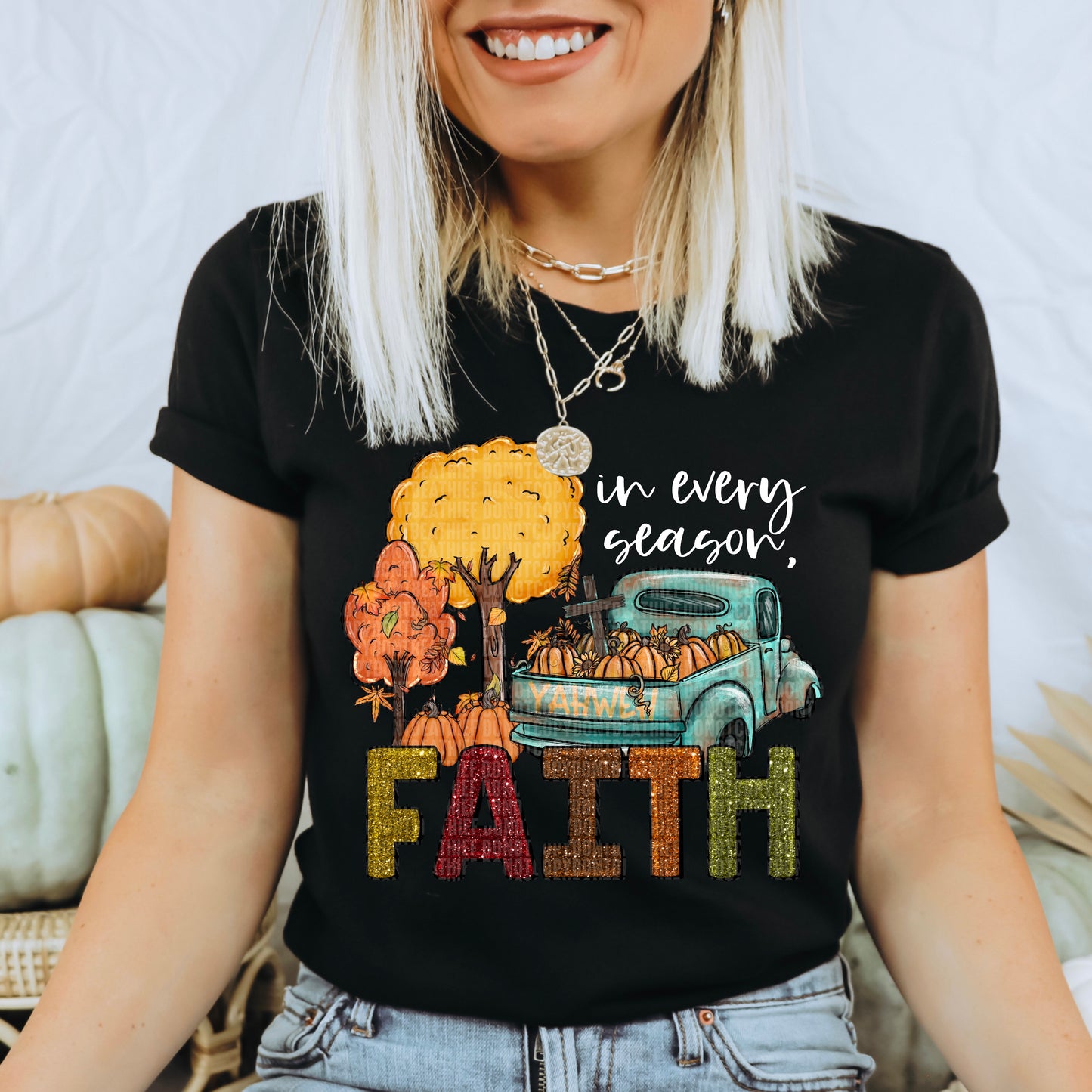 In Every Season Faith Faux Glitter 04684