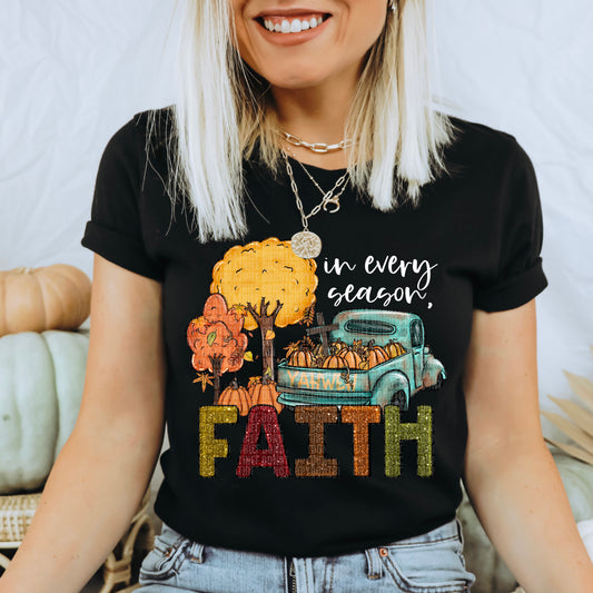 In Every Season Faith Faux Glitter 04684