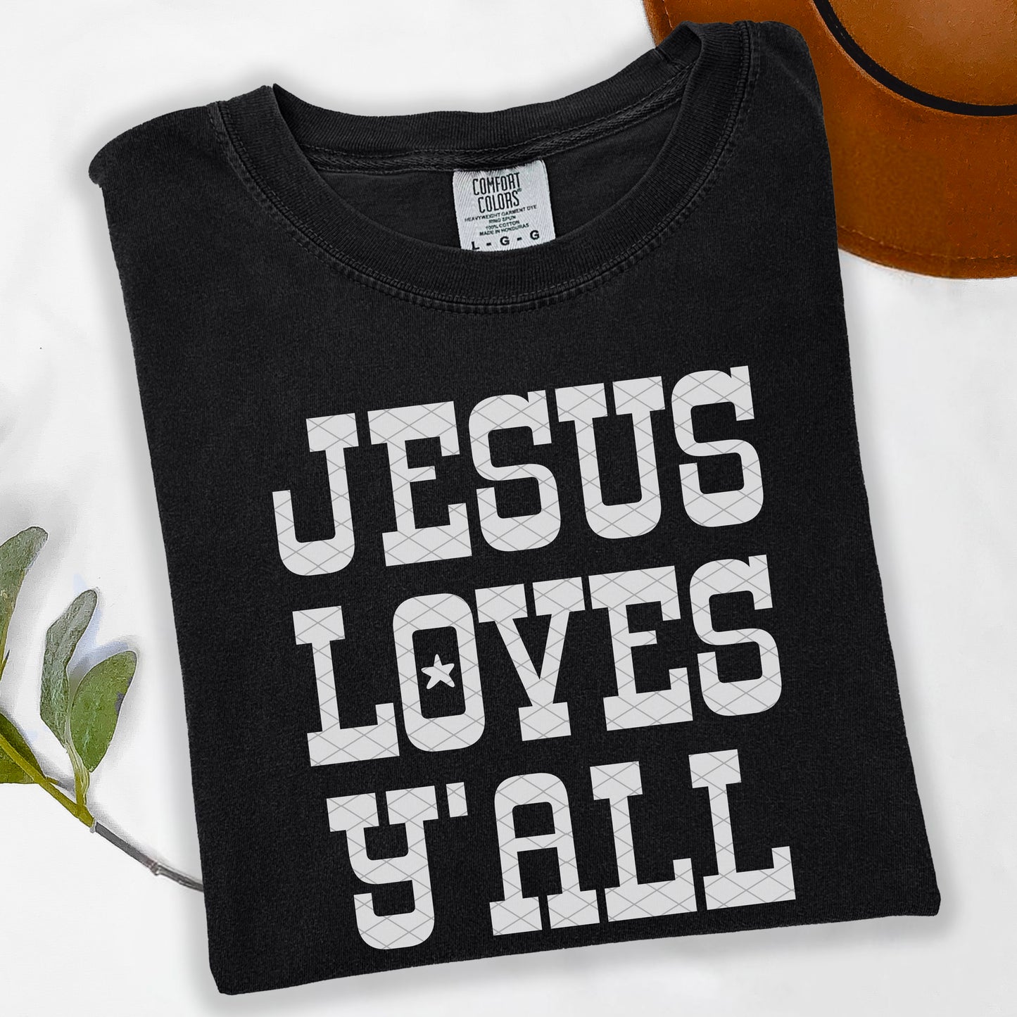 Jesus Loves Y'all Color Dropdown 06864