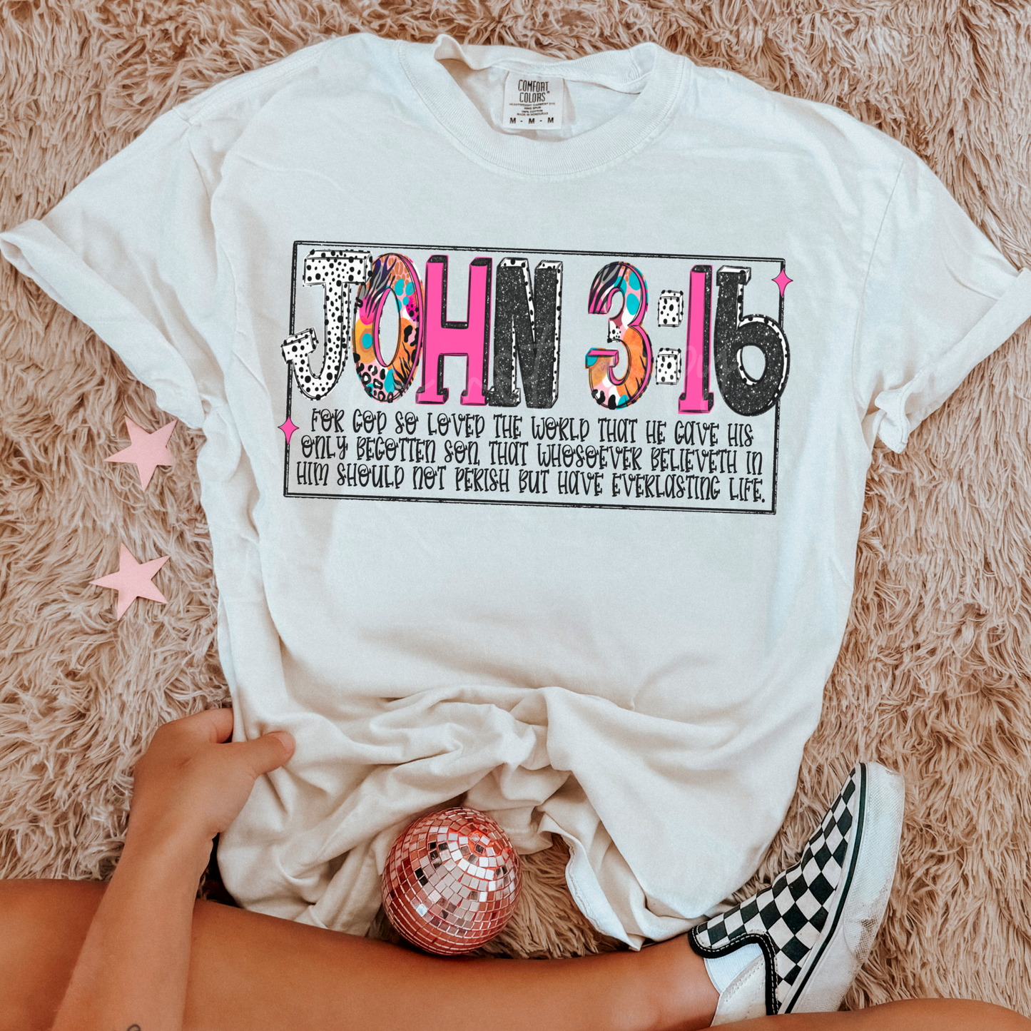 Bright Dalmatian John 3:16 04297