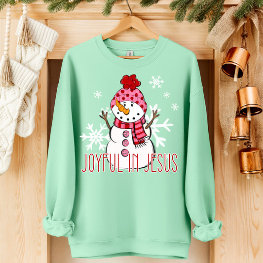 Joyful in Jesus Snowman 00358
