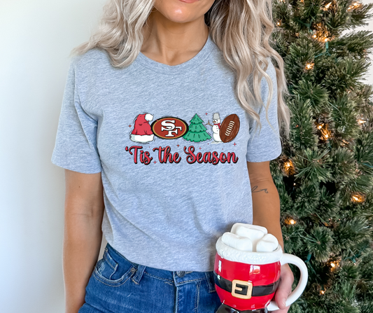 Tis the Season San Francisco 49ers DTF Transfer 05787