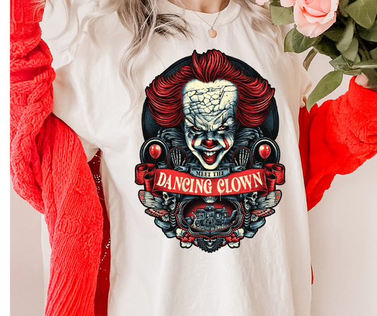 Dancing Clown Pennywise DTF Transfer 06025