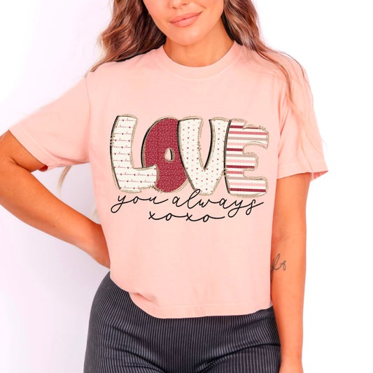 Love You Always DTF Transfer 03807