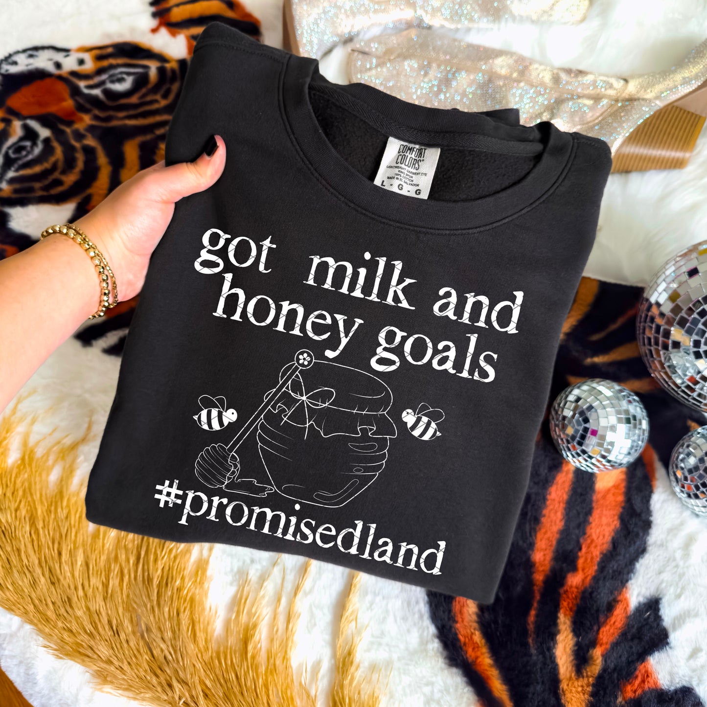 Got Milk and Honey Goals Promised Land WHITE 06640