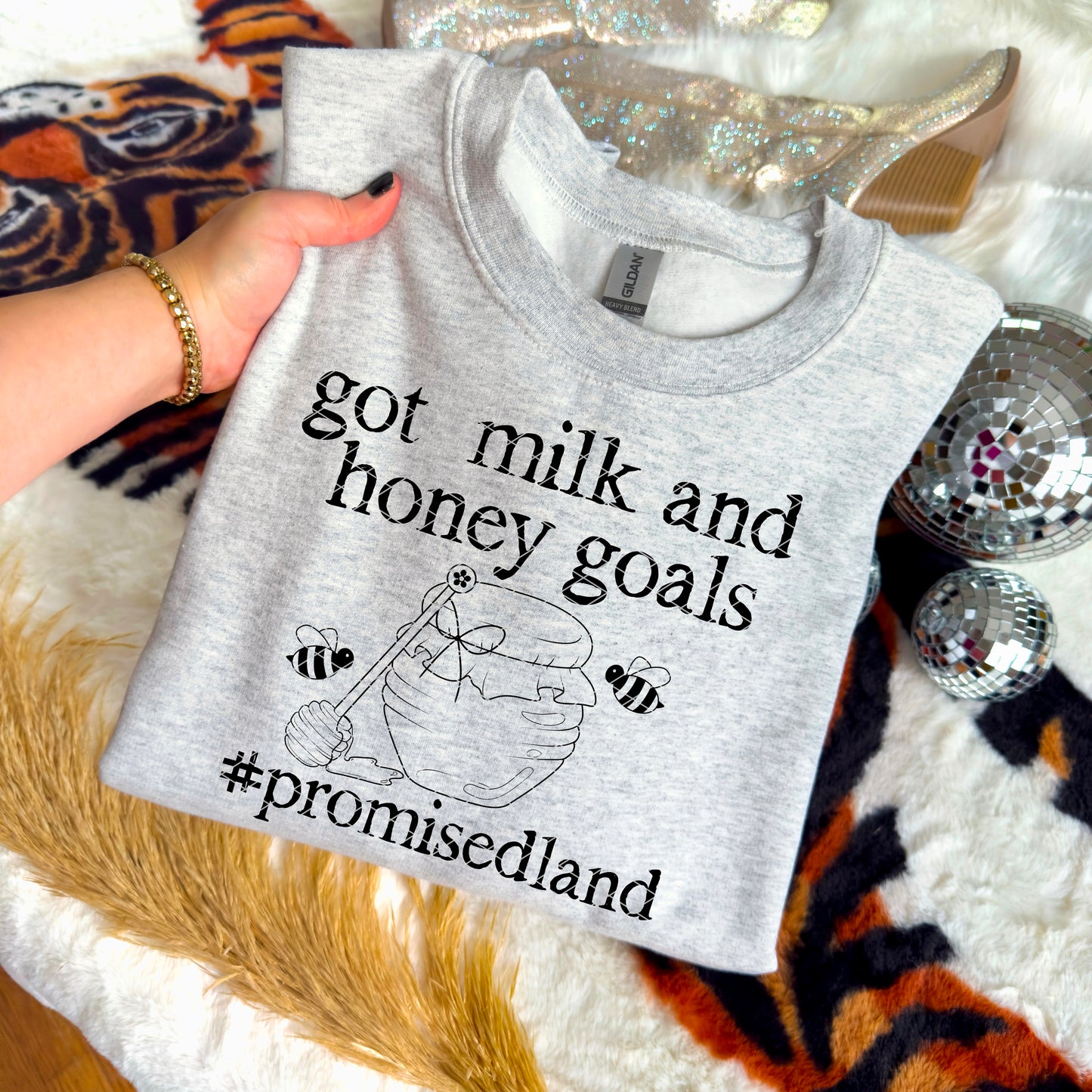 Got Milk and Honey Goals Promised Land BLACK 06641