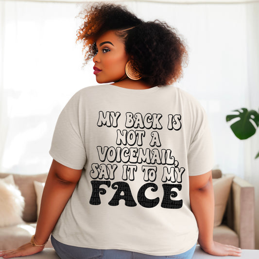 My Back Is Not A Voicemail 04699