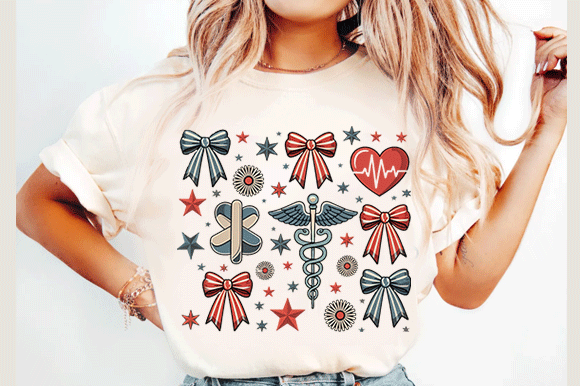 Patriotic Nurse Collage 02120