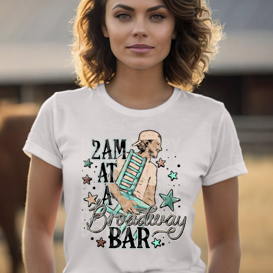 2AM at a Broadway Bar DTF Transfer 05242