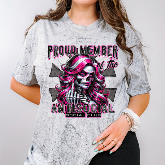 Proud member of the anti social club 03100