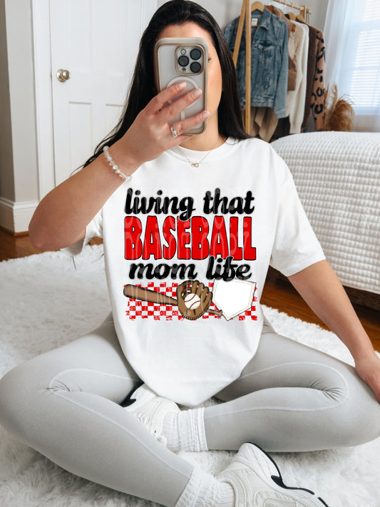 Living That Baseball Mom Life Color Dropdown 02916