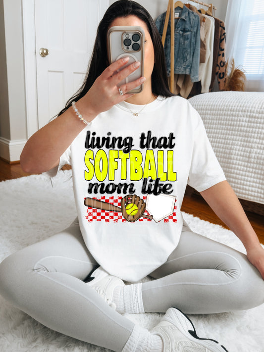 Living That Softball Mom Life Color Dropdown 02915