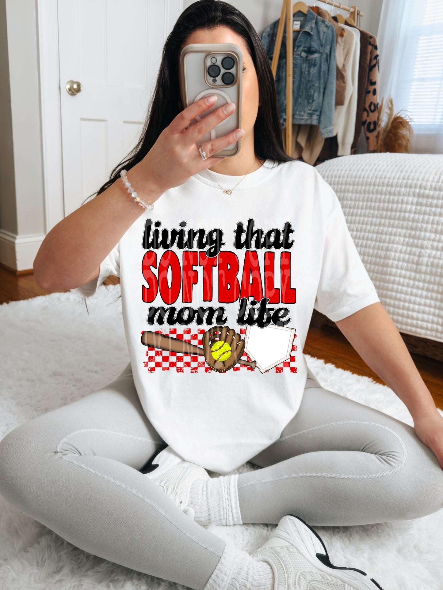 Living That Softball Mom Life Color Dropdown 02915