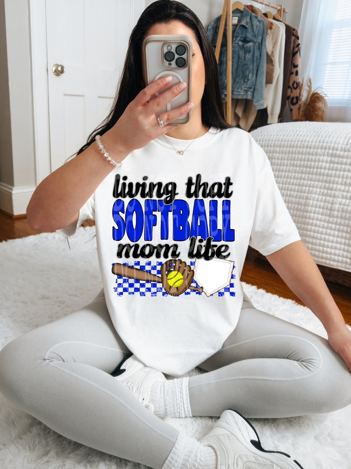 Living That Softball Mom Life Color Dropdown 02915
