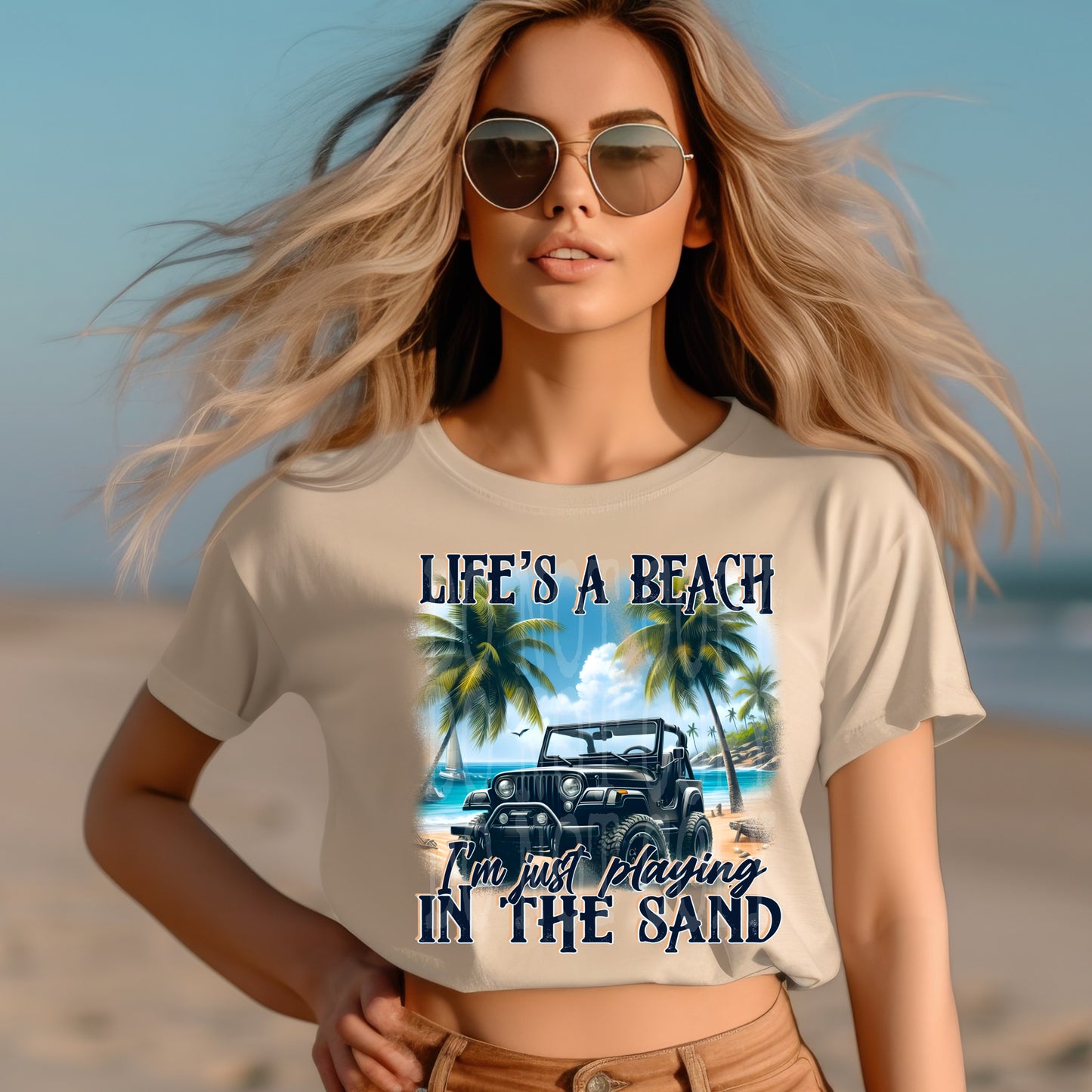 Life's a Beach I'm Just Playing in the Sand 02097