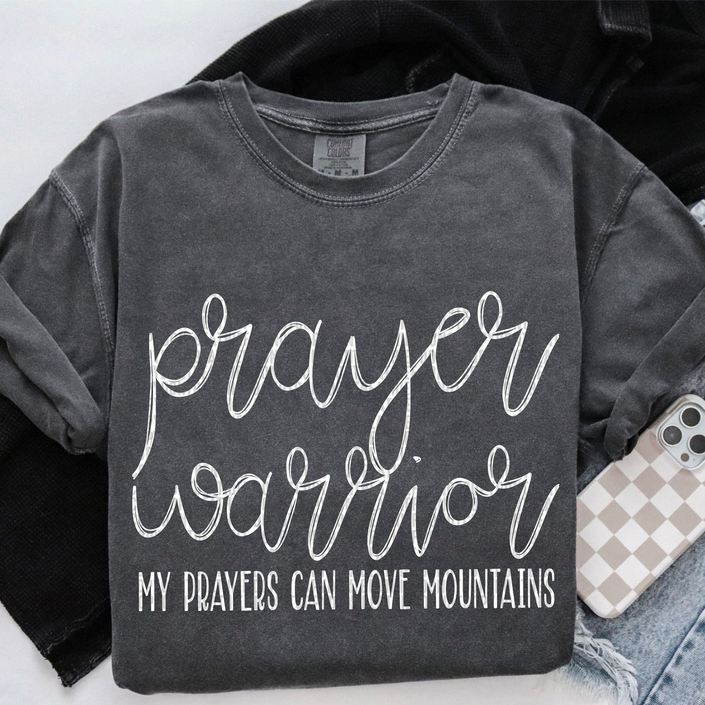 Prayer Warrior White 01958