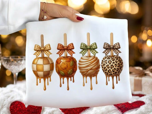 Preppy Fall Caramel Apples 08785
