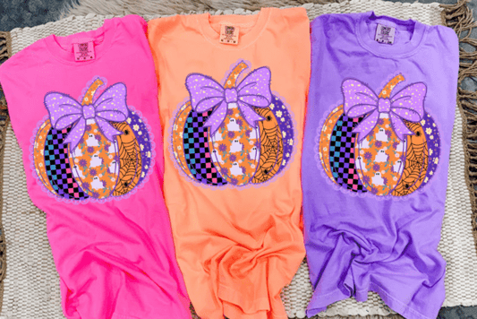 Preppy Lace Pumpkin Coquette 01437