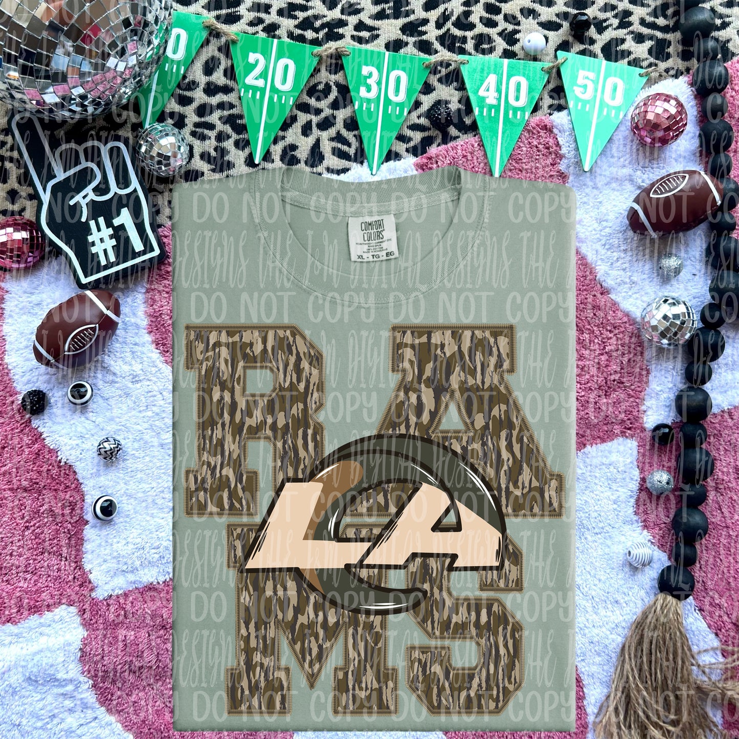 Pro Football Team Vintage Camo (Choose Yours) 00306