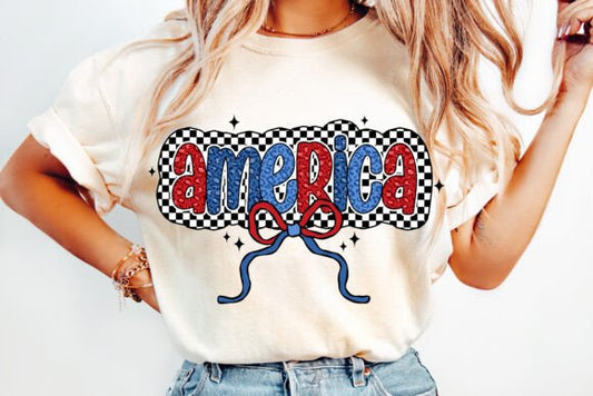 Checkered Leopard America Coquette 02386