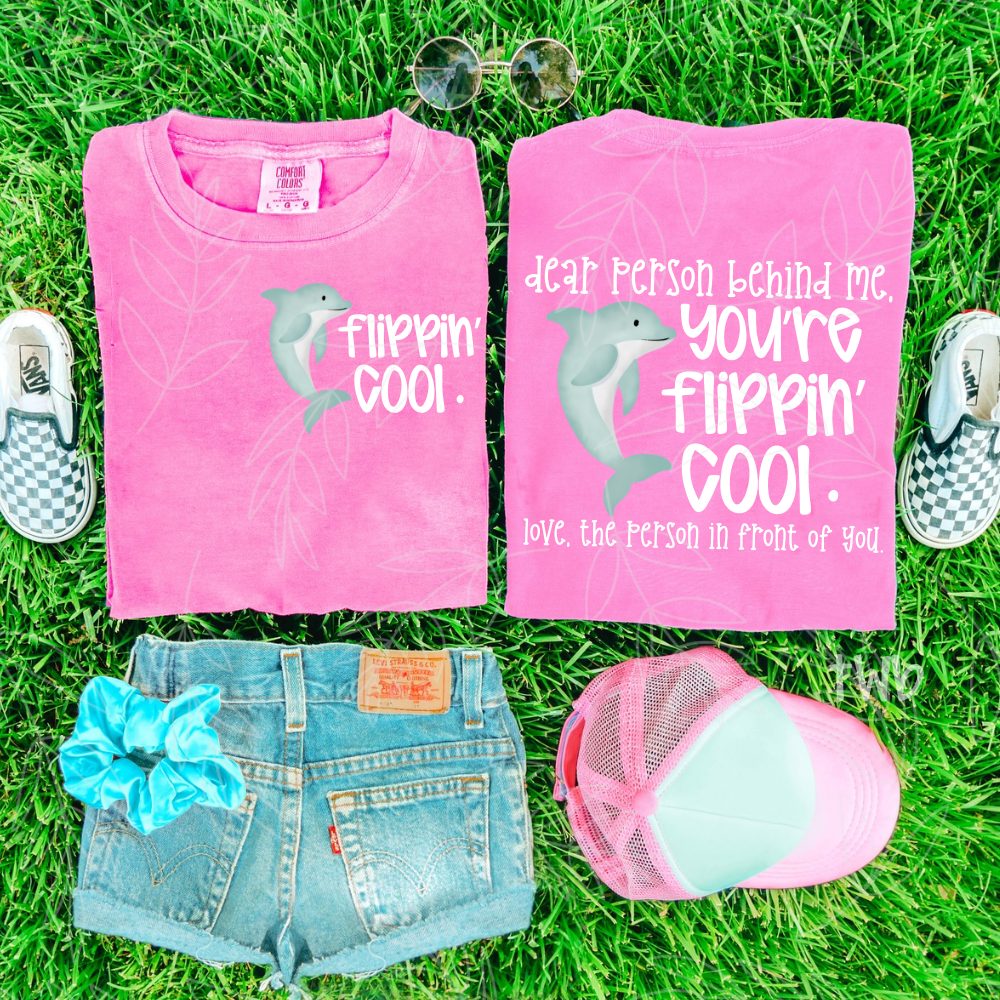 Dear Person You're Flippin Cool White (Pocket Included) 08613