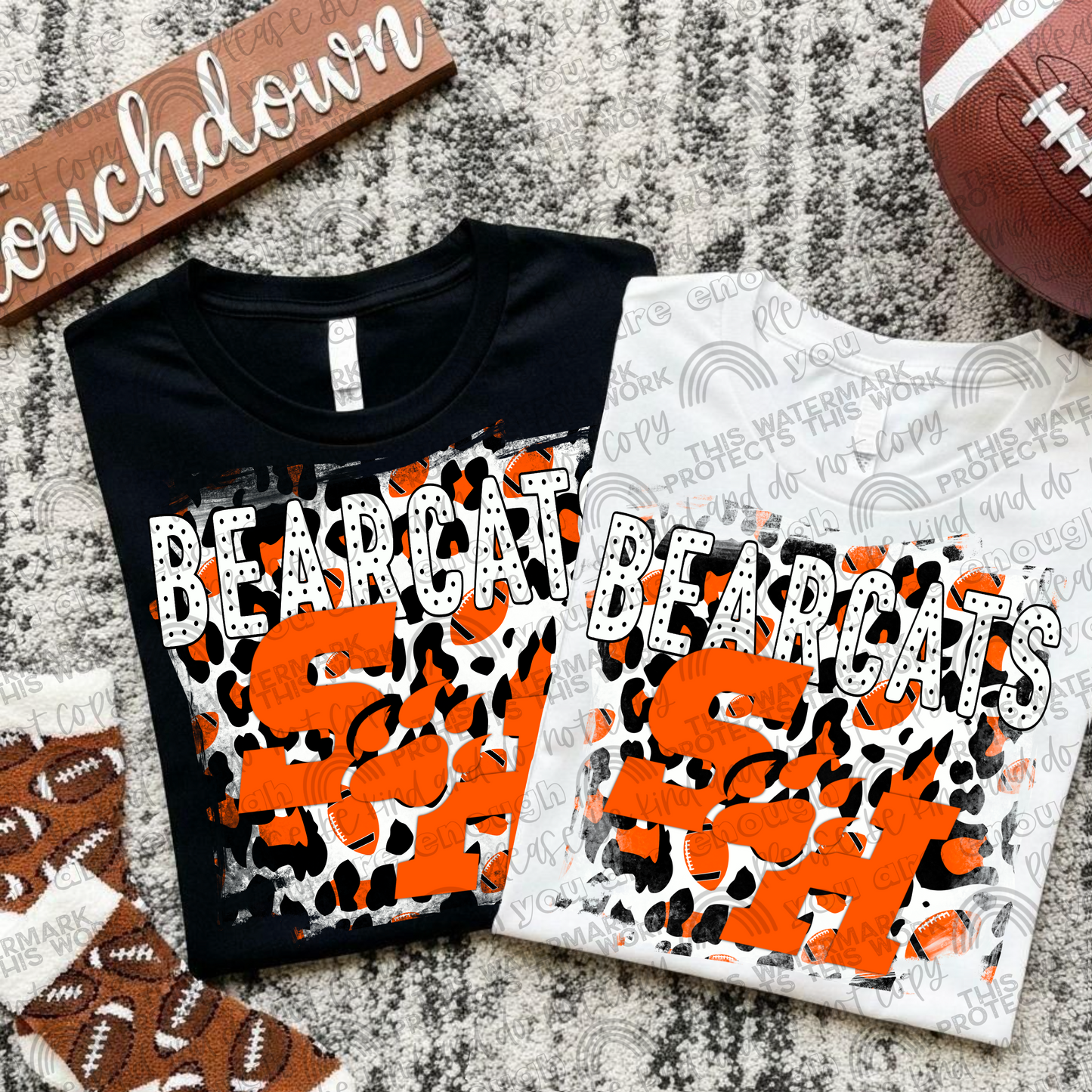 College Football Teams Leopard Splash (Choose Yours) 00289