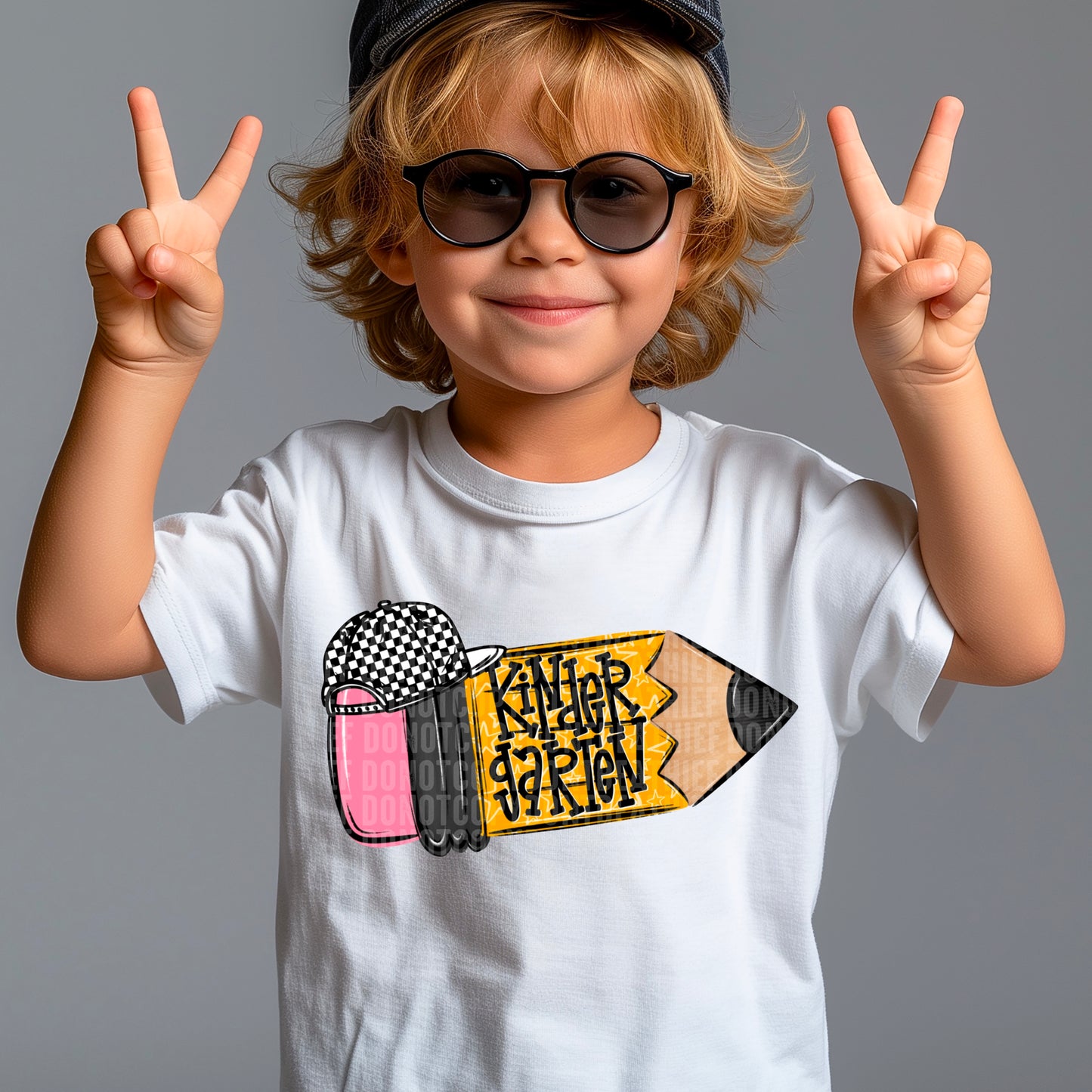 School Grade Pencil Doodle (Choose Yours) 01702