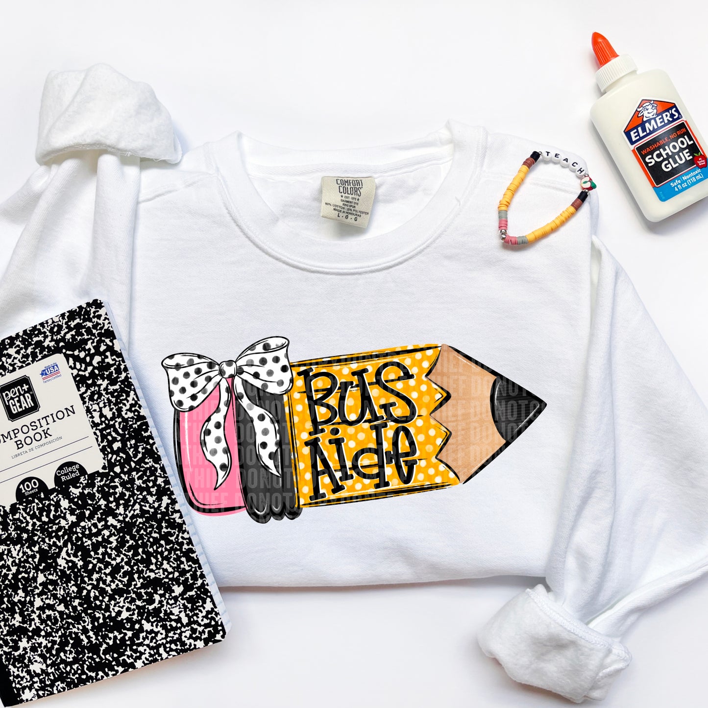 School Grade Pencil Doodle (Choose Yours) 01702