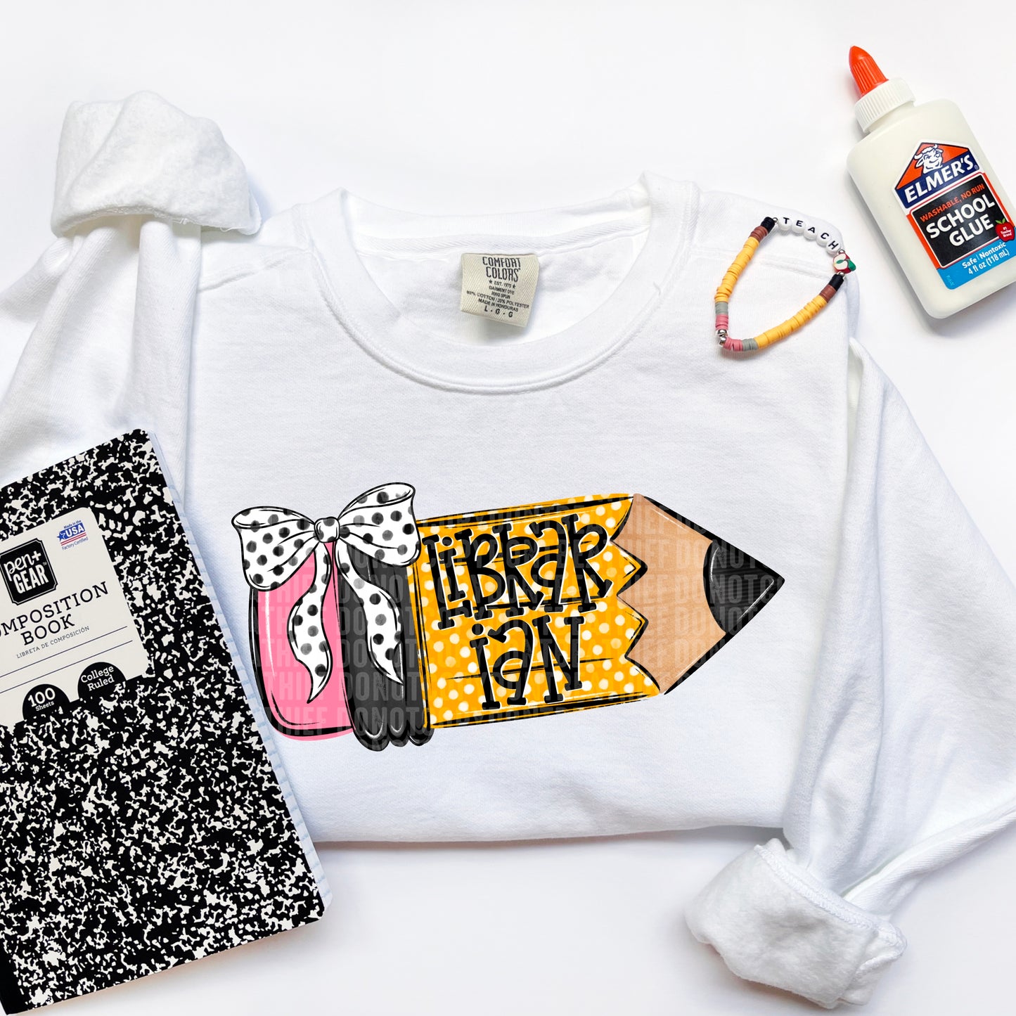 School Grade Pencil Doodle (Choose Yours) 01702