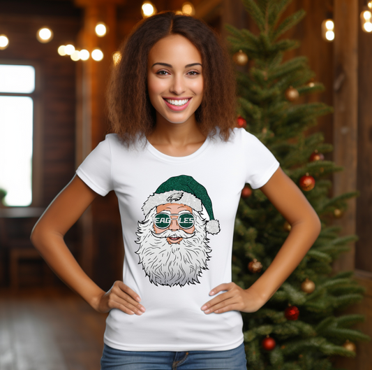 Philadelphia Eagles Santa Claus DTF Transfer 05833