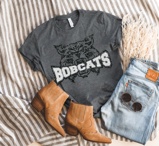 Glitter Bobcats DTF Transfer 05831