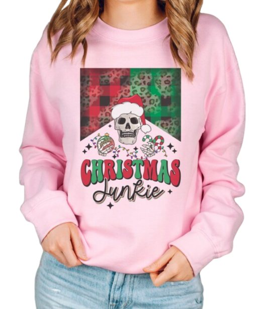 Christmas Junkie DTF Transfer 05816