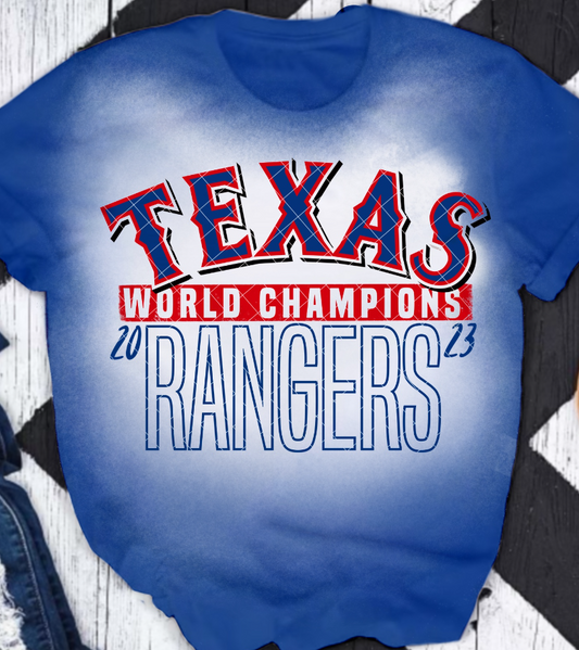 Texas Rangers World Champions 2023 DTF Transfer 05807
